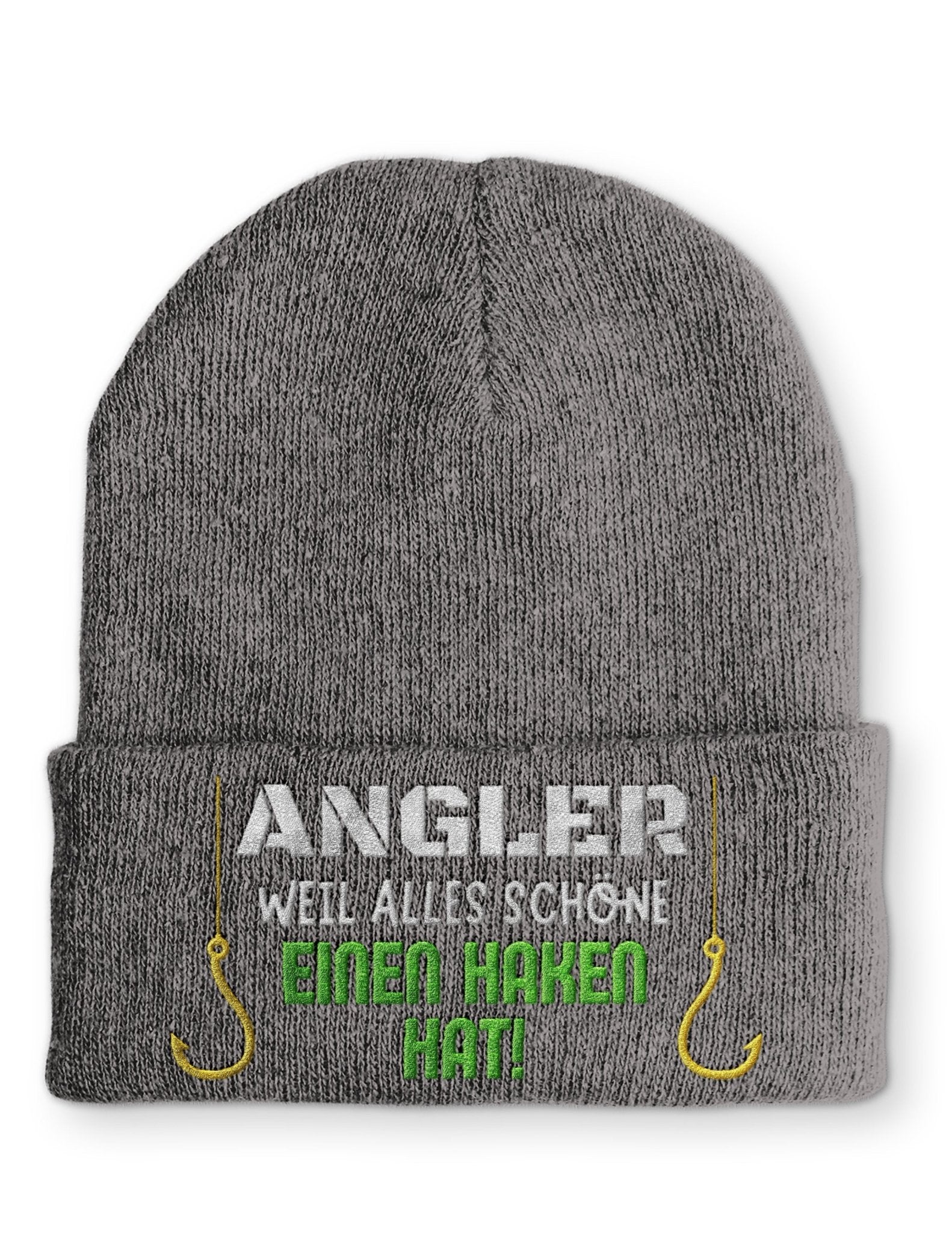 Angler Weil Alles Schöne Einen Haken Hat Beanie Mütze - tshirtladen - Mütze