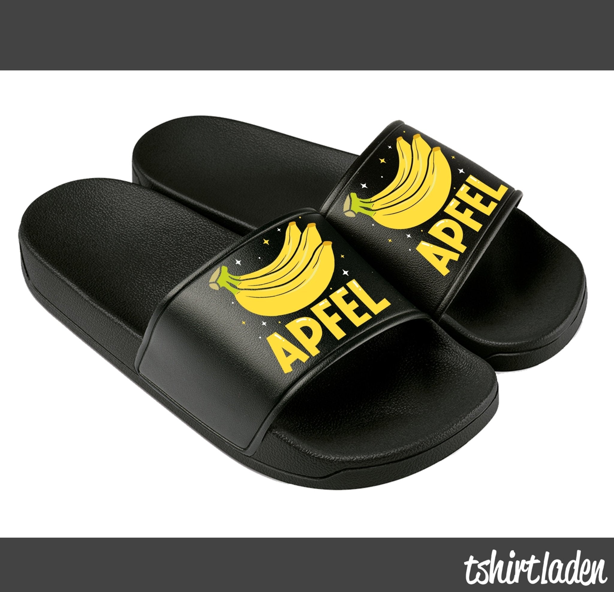 Apfel Badelatschen Perfekt Für Urlaub Und Strand Spaß - tshirtladen - Badelatschen