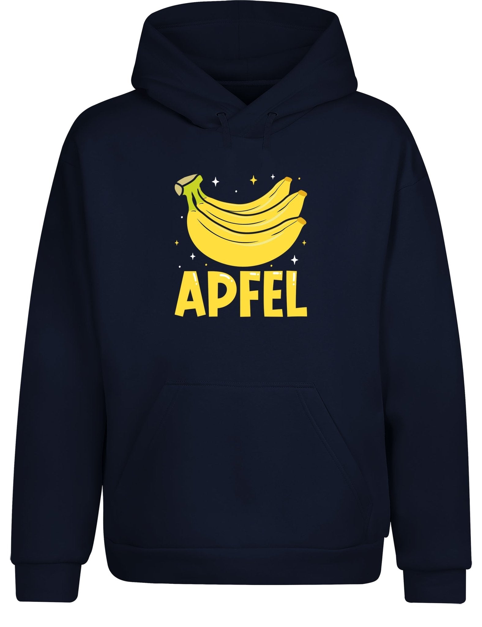 Apfel Banane Party Statement Hoodie Kapuzenpullover Unisex - tshirtladen - Hoodie