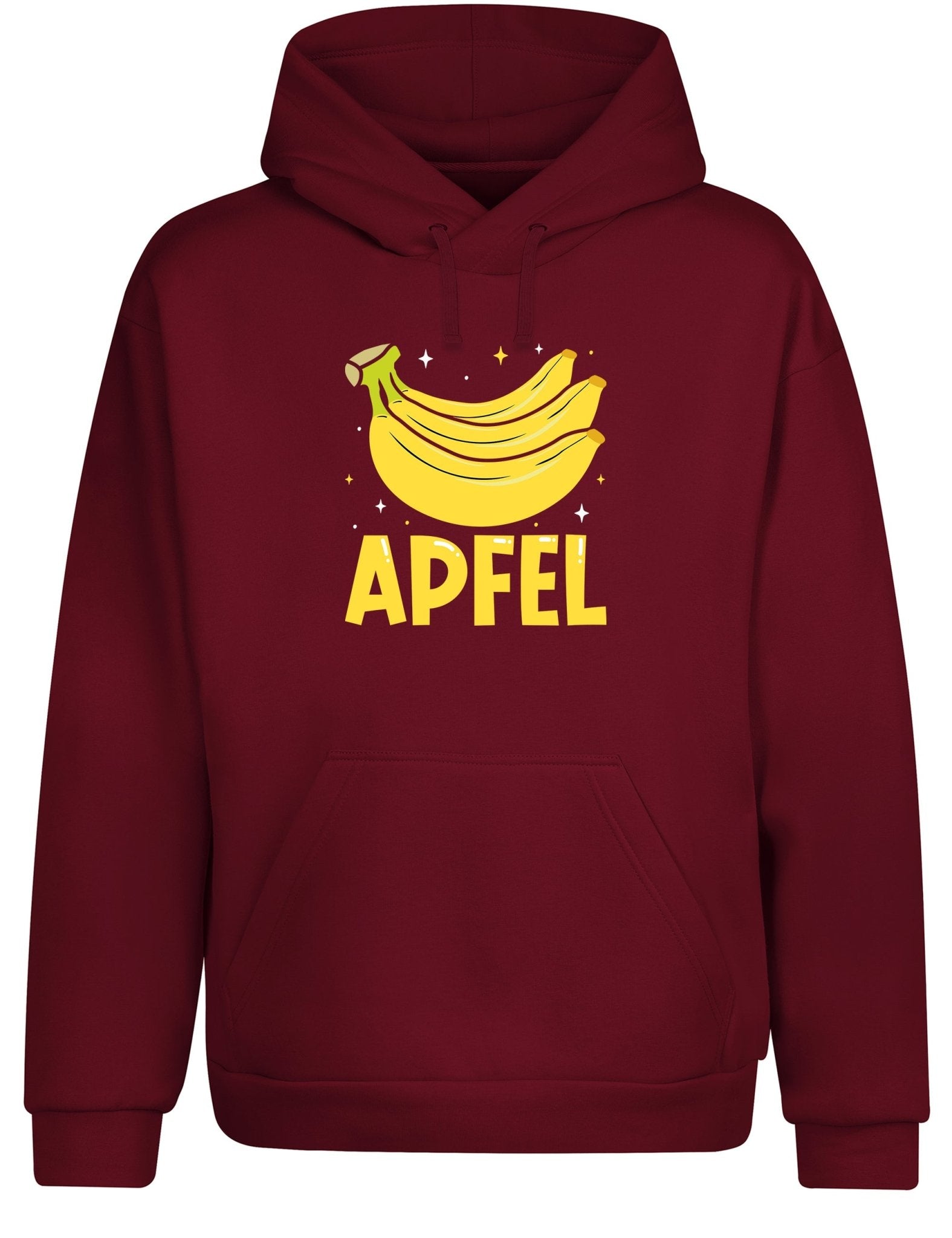 Apfel Banane Party Statement Hoodie Kapuzenpullover Unisex - tshirtladen - Hoodie