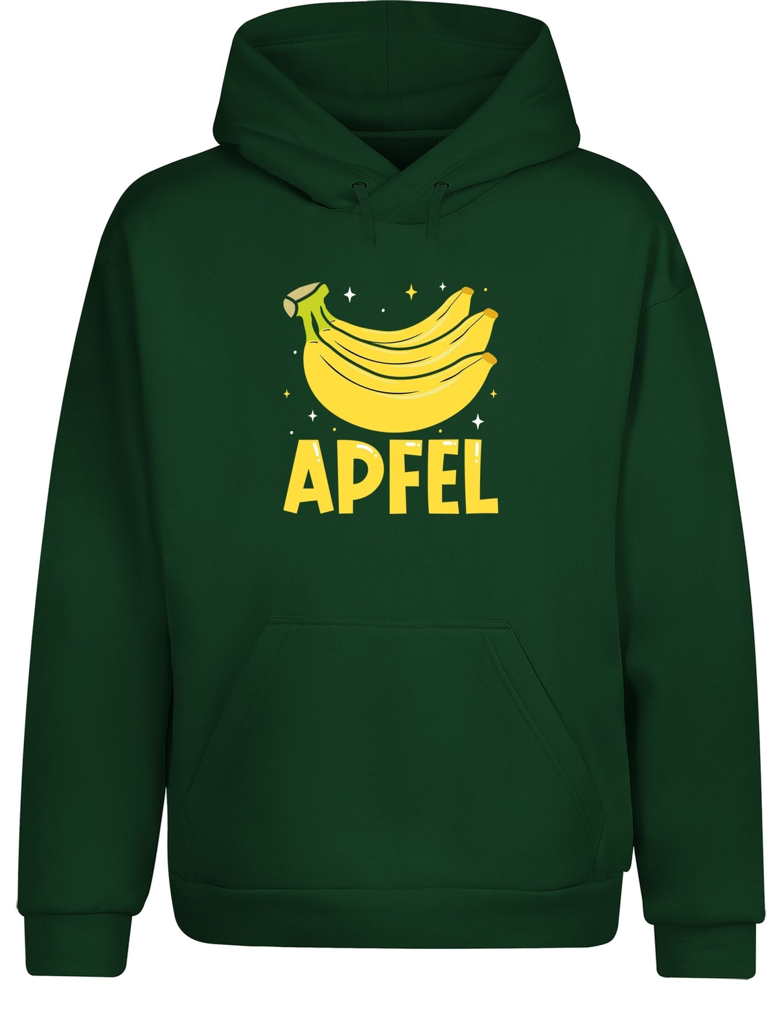 Apfel Banane Party Statement Hoodie Kapuzenpullover Unisex - tshirtladen - Hoodie