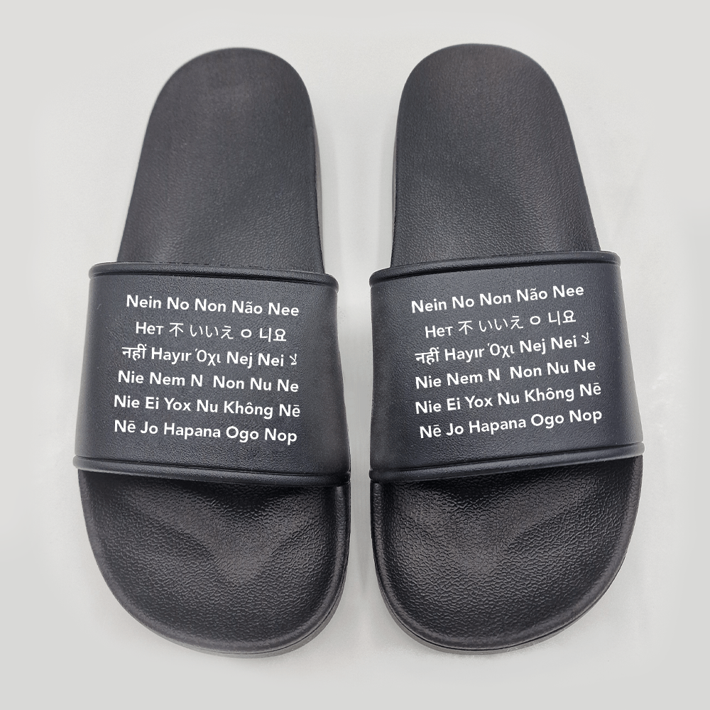 Badeschuhe Nein No - Schwarzer - Kaffee