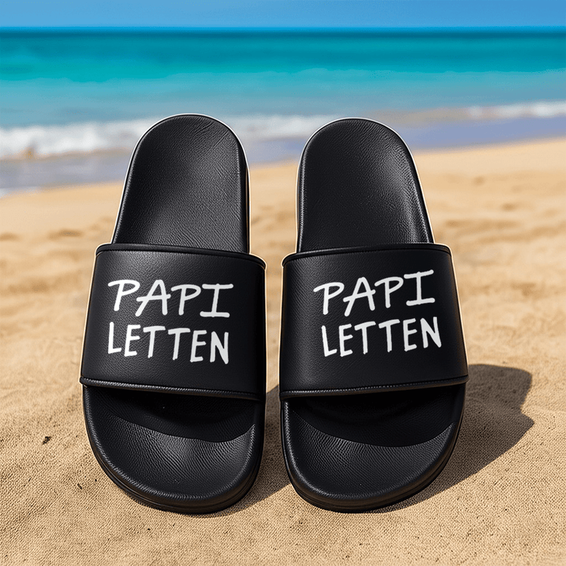 Badeschuhe Papi Letten - Schwarzer - Kaffee