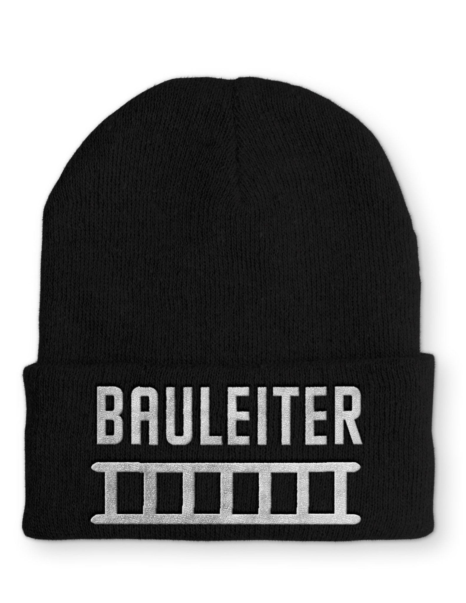 Bauleiter Beanie Mütze mit Spruch - tshirtladen - Mütze