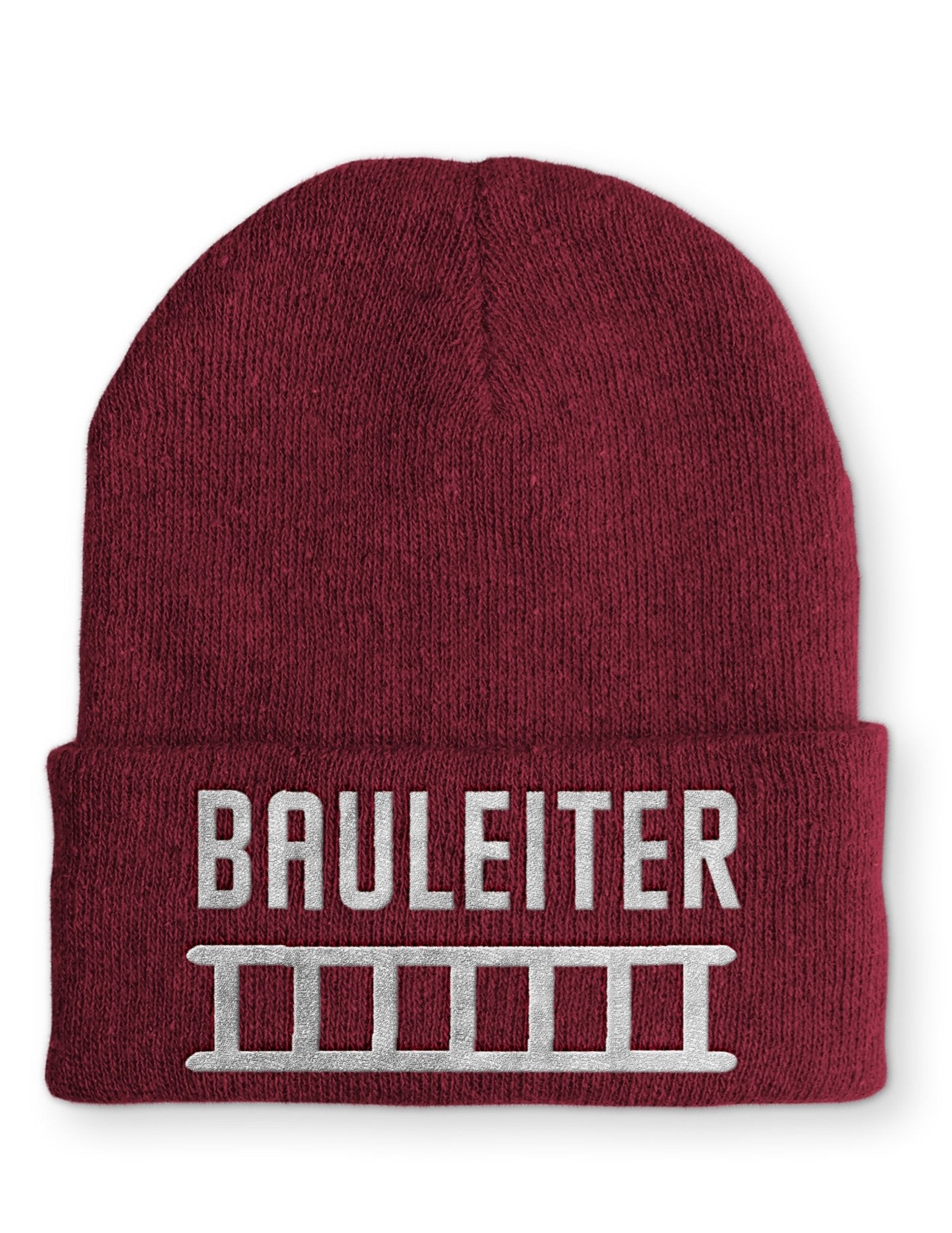 Bauleiter Beanie Mütze mit Spruch - tshirtladen - Mütze