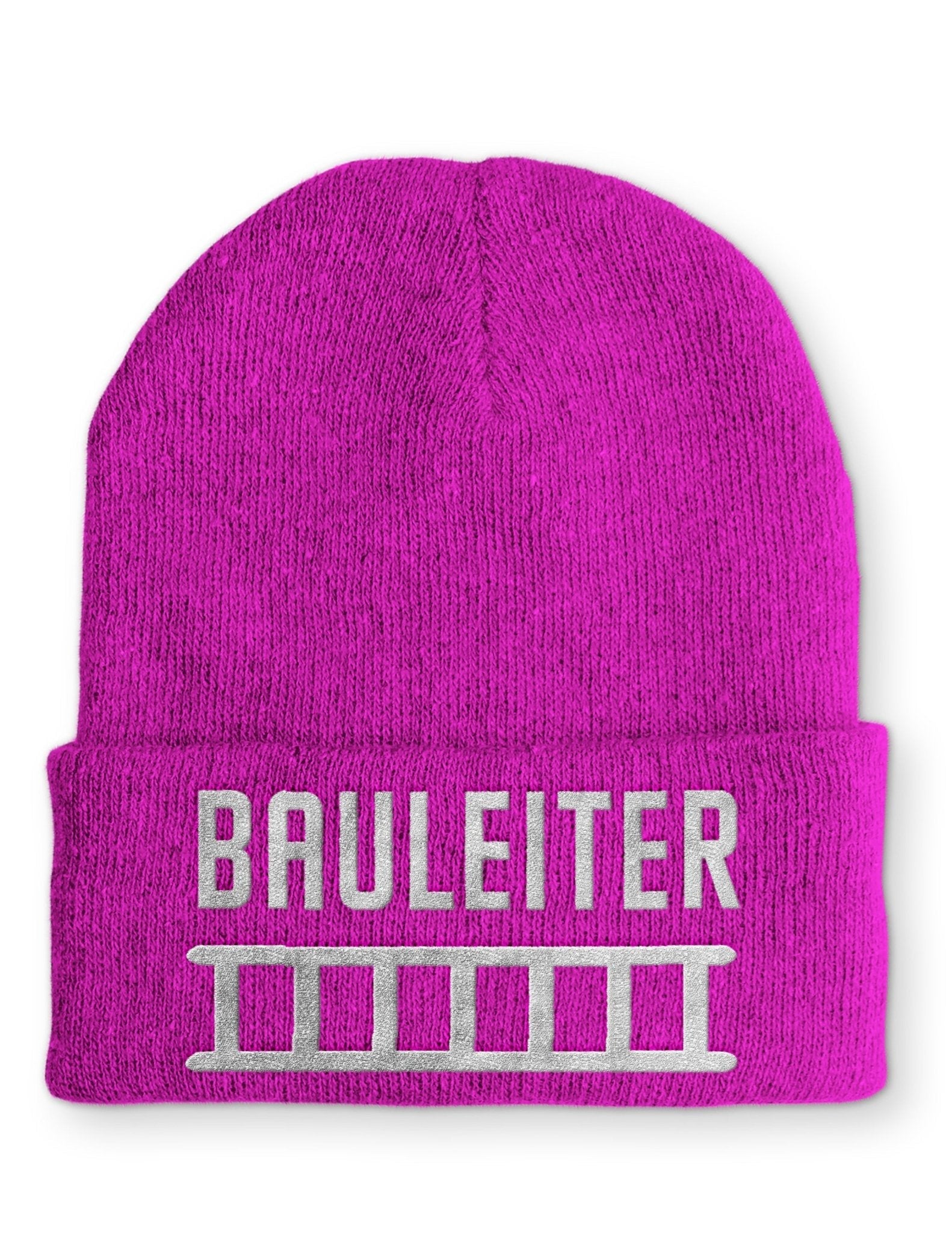 Bauleiter Beanie Mütze mit Spruch - tshirtladen - Mütze