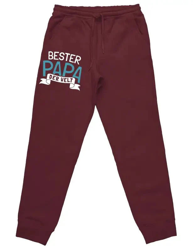 Bester Papa der Welt Jogginghose mit lustigem Spruch - tshirtladen -