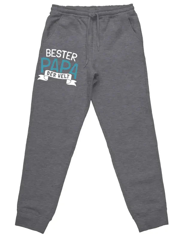 Bester Papa der Welt Jogginghose mit lustigem Spruch - tshirtladen -