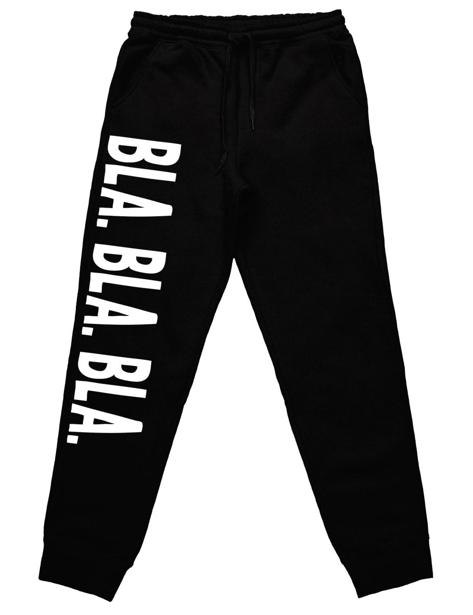 Bla. Bla. Bla. Jogginghose mit lustigem Spruch - Schwarzer - Kaffee