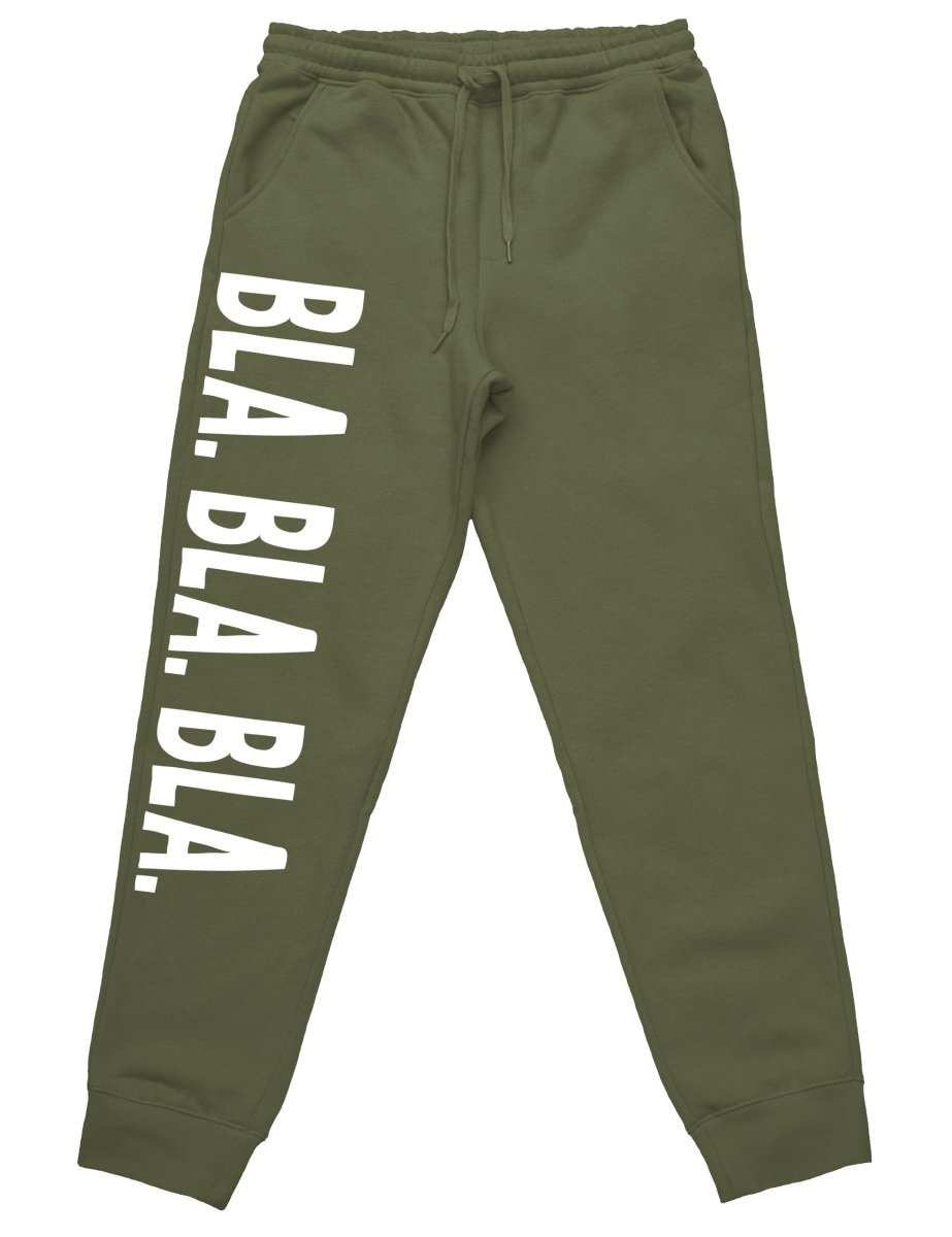 Bla. Bla. Bla. Jogginghose mit lustigem Spruch - Schwarzer - Kaffee