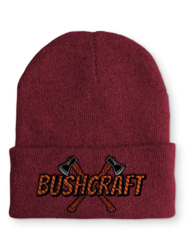 Bushcraft Outdoor Statement Beanie Mütze mit Spruch - tshirtladen - Mütze