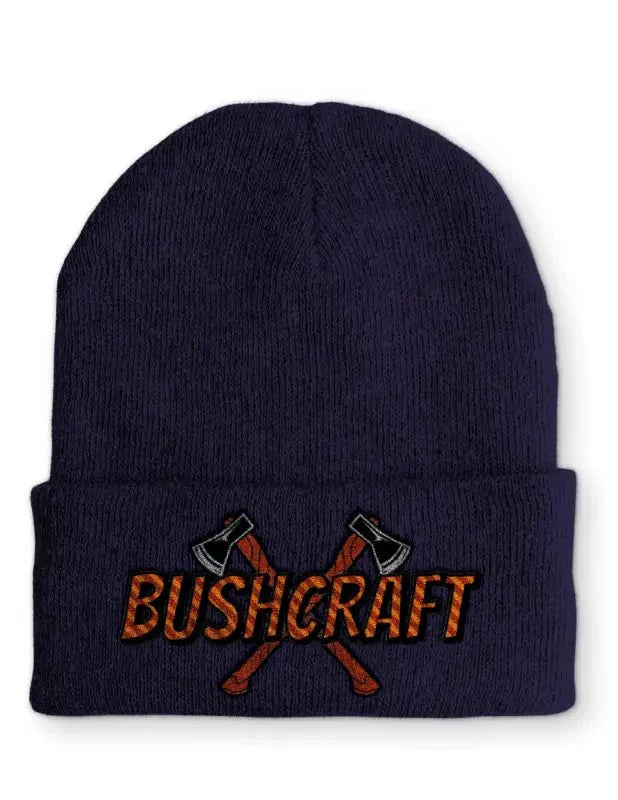 Bushcraft Outdoor Statement Beanie Mütze mit Spruch - tshirtladen - Mütze