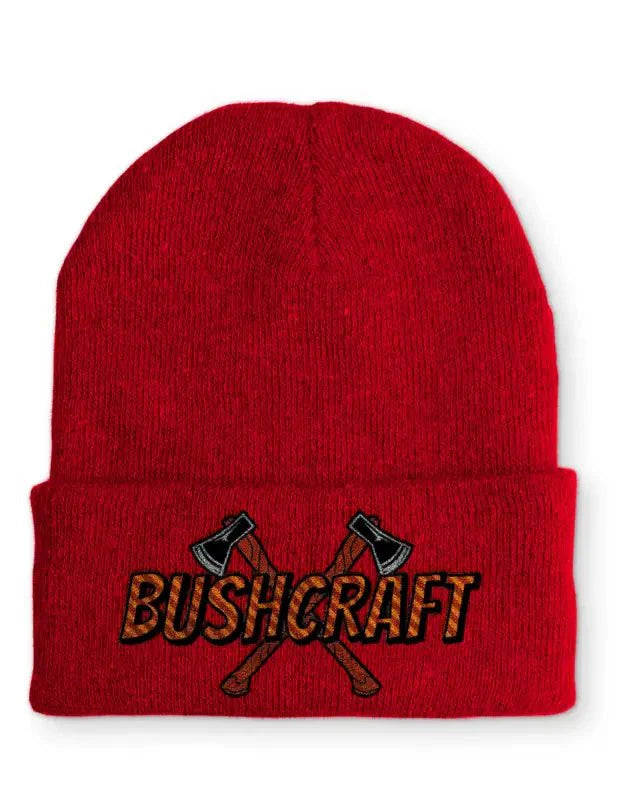 Bushcraft Outdoor Statement Beanie Mütze mit Spruch - tshirtladen - Mütze