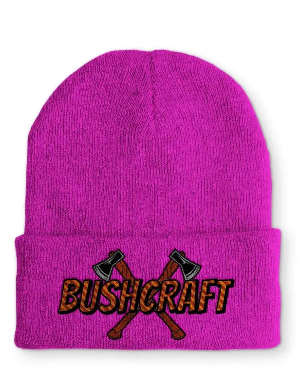 Bushcraft Outdoor Statement Beanie Mütze mit Spruch - tshirtladen - Mütze
