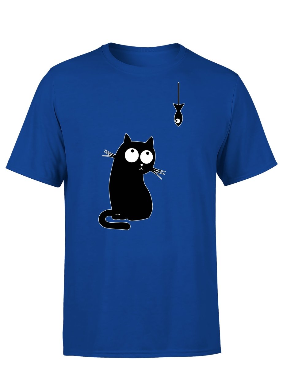 Cat Fish Herren T-Shirt - Schwarzer - Kaffee