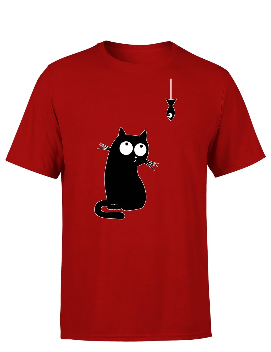 Cat Fish Herren T-Shirt - Schwarzer - Kaffee
