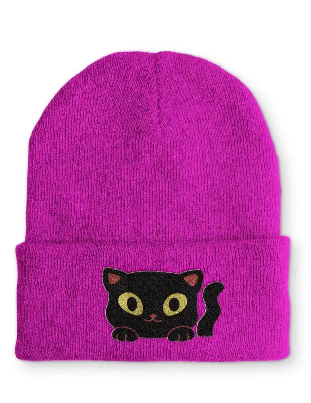 Cute Cat Statement Beanie Mütze mit Spruch - tshirtladen - Mütze