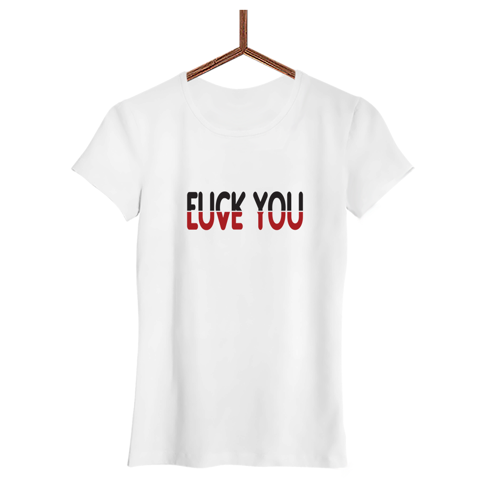 Damen T-Shirt Love you