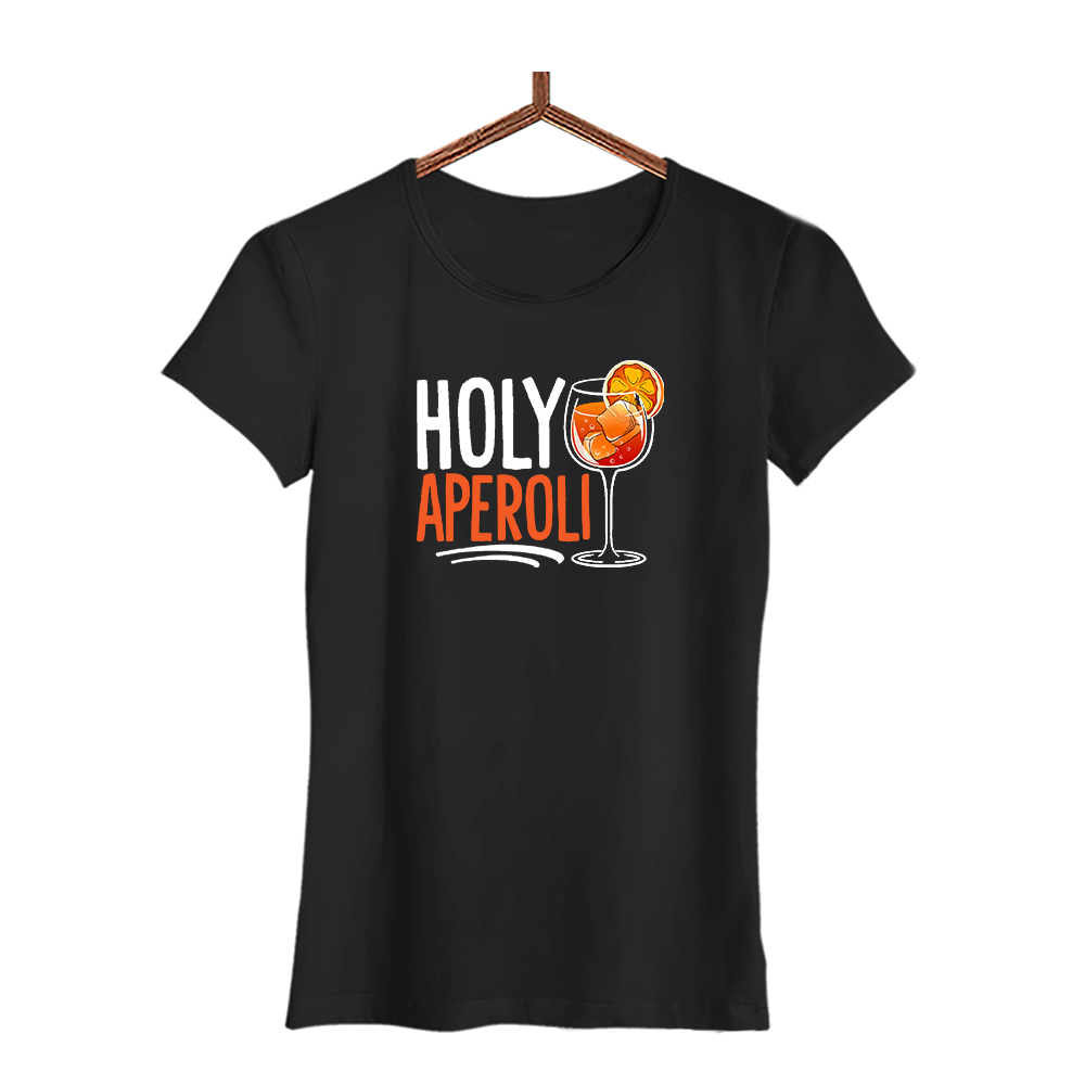 Damen T-Shirt Holy Aperoli - Schwarzer - Kaffee
