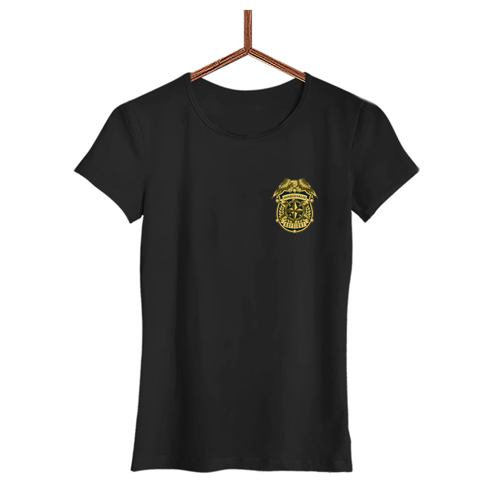 Damen T-Shirt Irrenhaus Aufsicht - Schwarzer - Kaffee