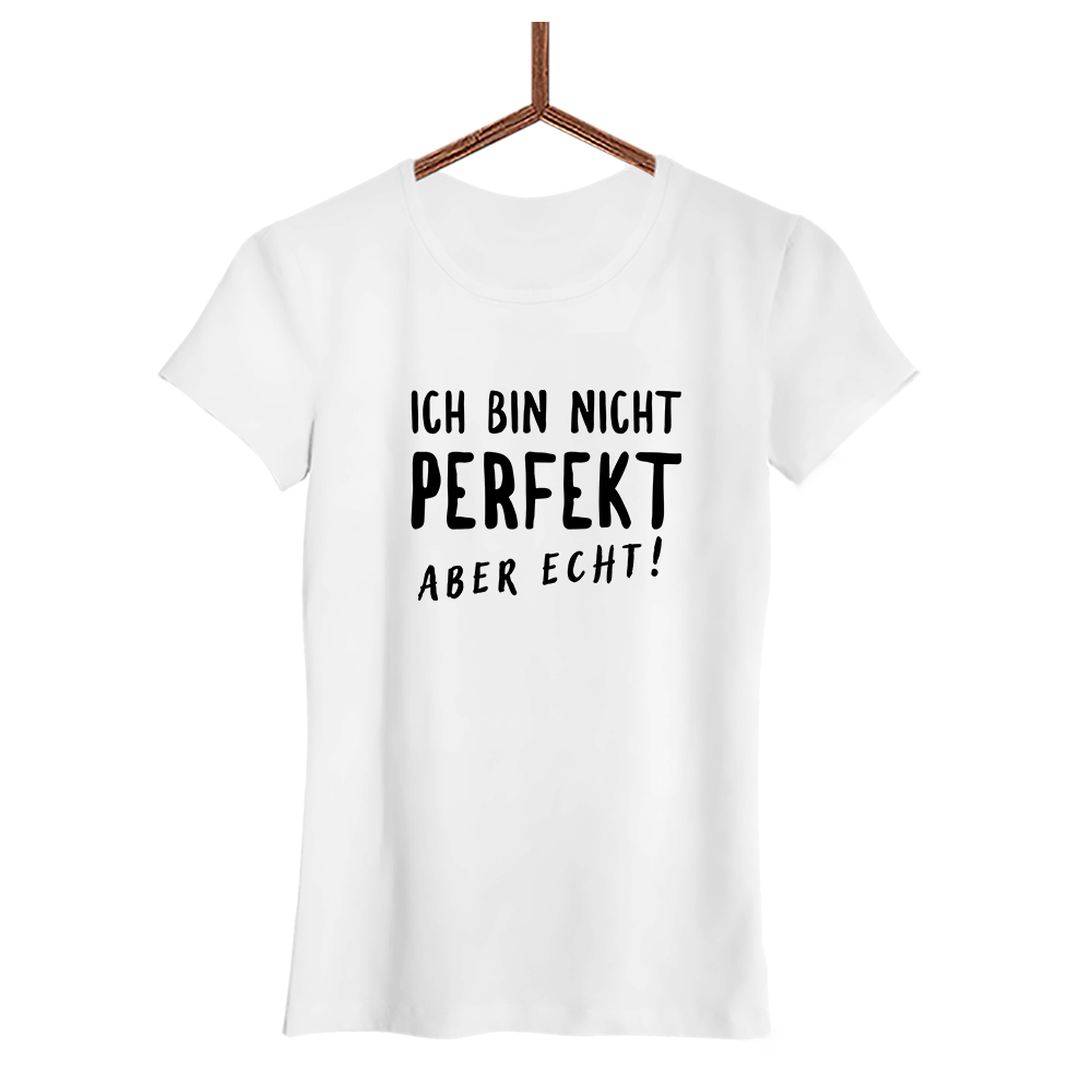 Damen T-Shirt Nicht Perfekt - Schwarzer - Kaffee