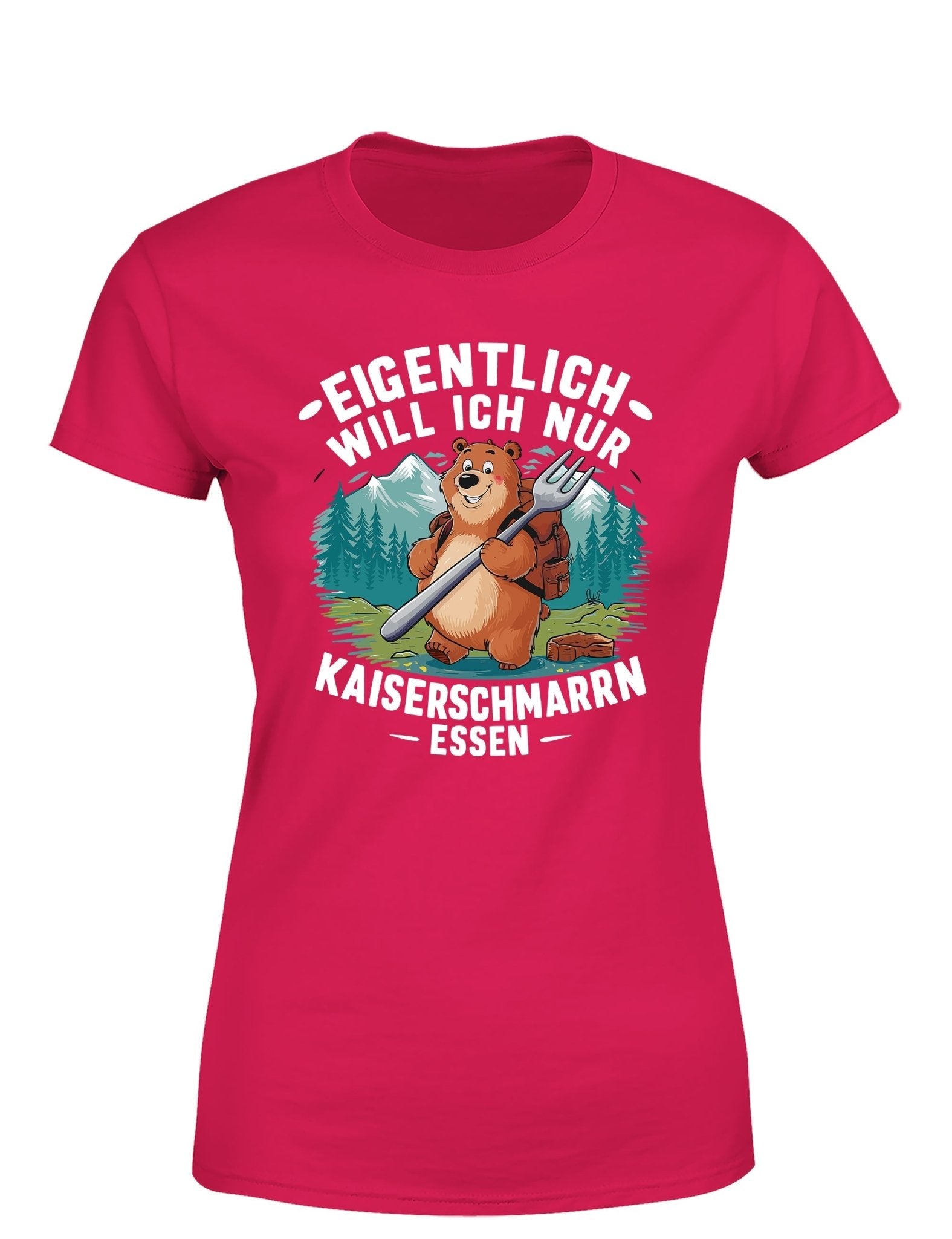 Eigentlich will ich nur Kaiserschmarrn essen Damen T-Shirt - tshirtladen - T-Shirt