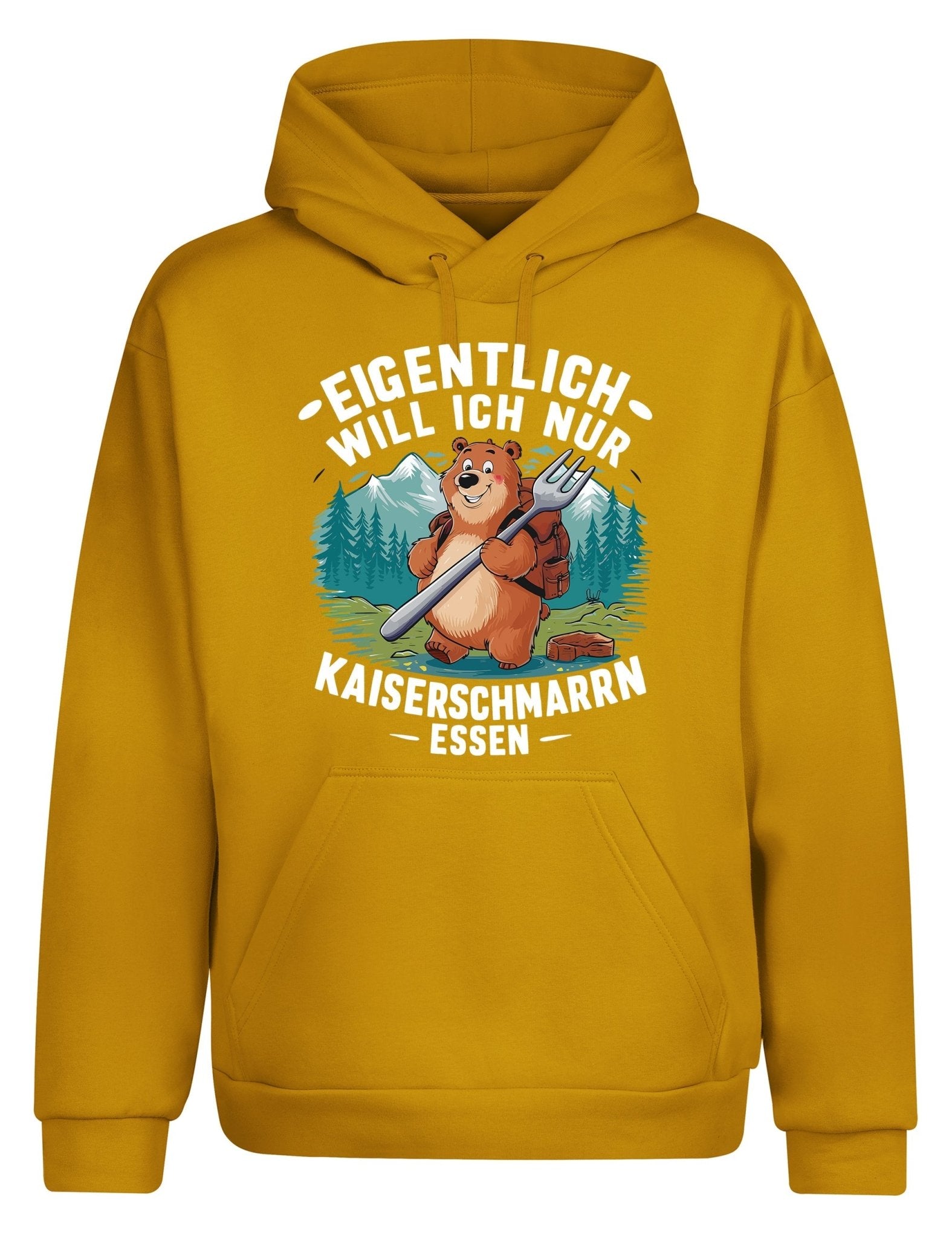 Eigentlich will ich nur Kaiserschmarrn Hoodie Kapuzenpullover Unisex - tshirtladen - Hoodie