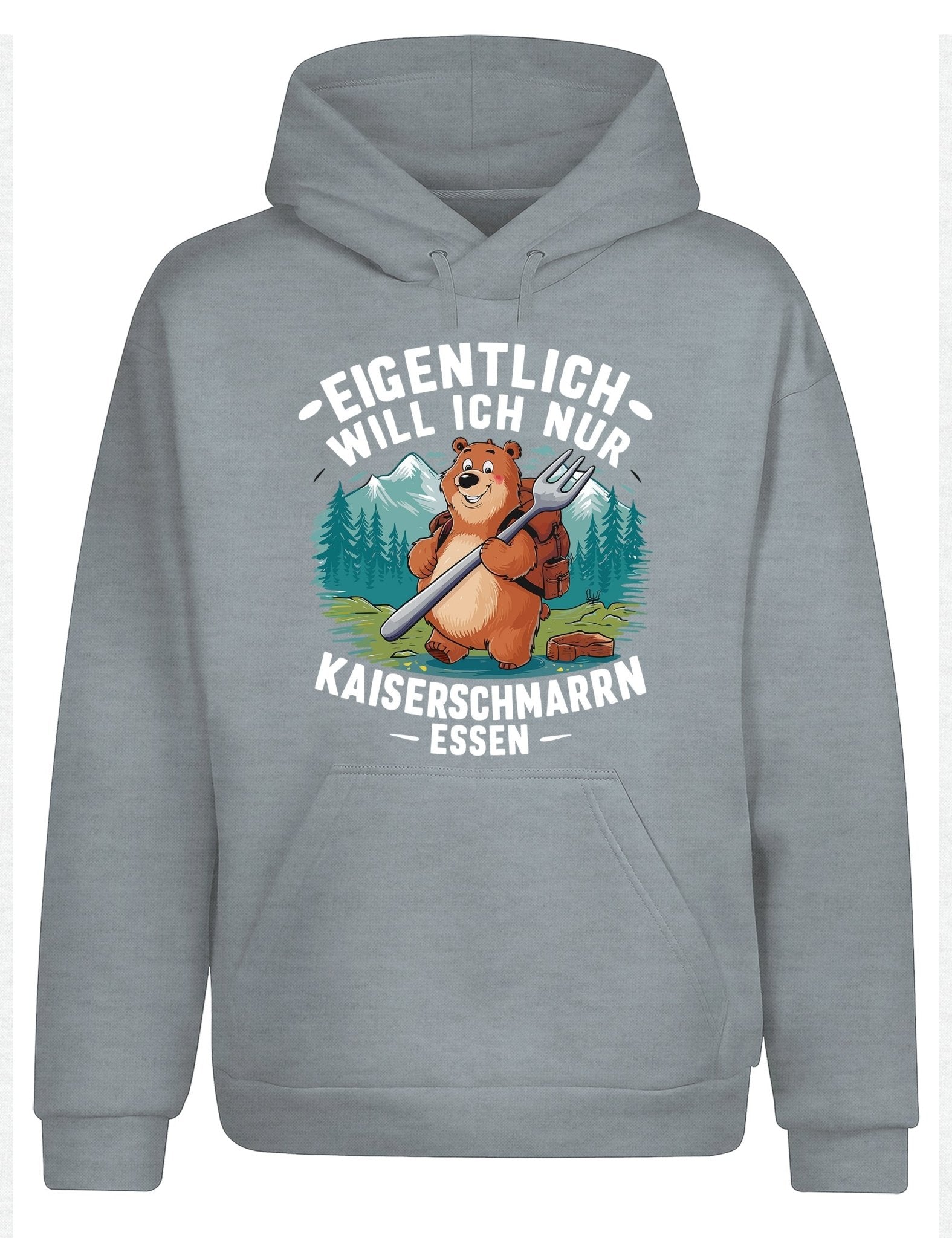 Eigentlich will ich nur Kaiserschmarrn Hoodie Kapuzenpullover Unisex - tshirtladen - Hoodie