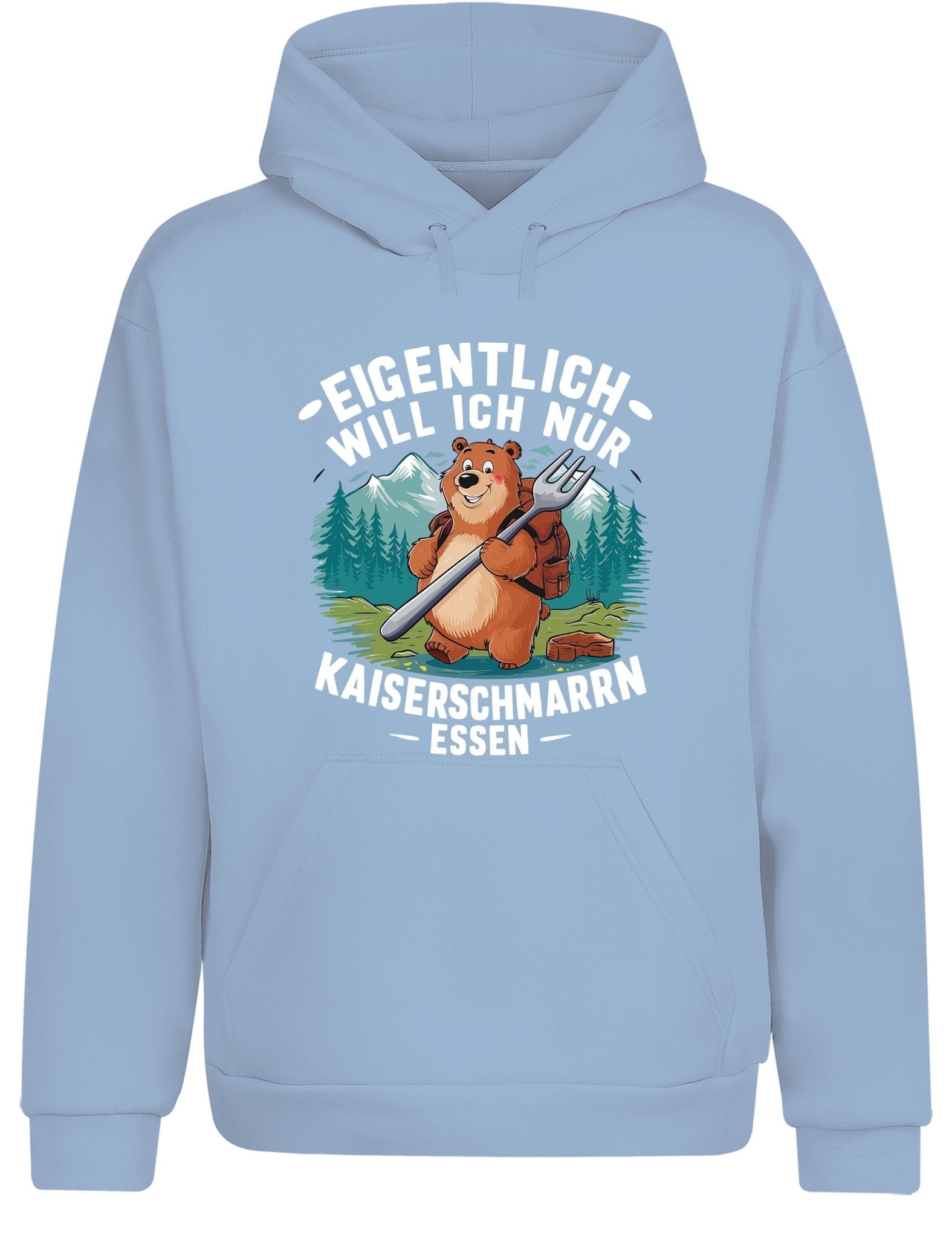 Eigentlich will ich nur Kaiserschmarrn Hoodie Kapuzenpullover Unisex - tshirtladen - Hoodie