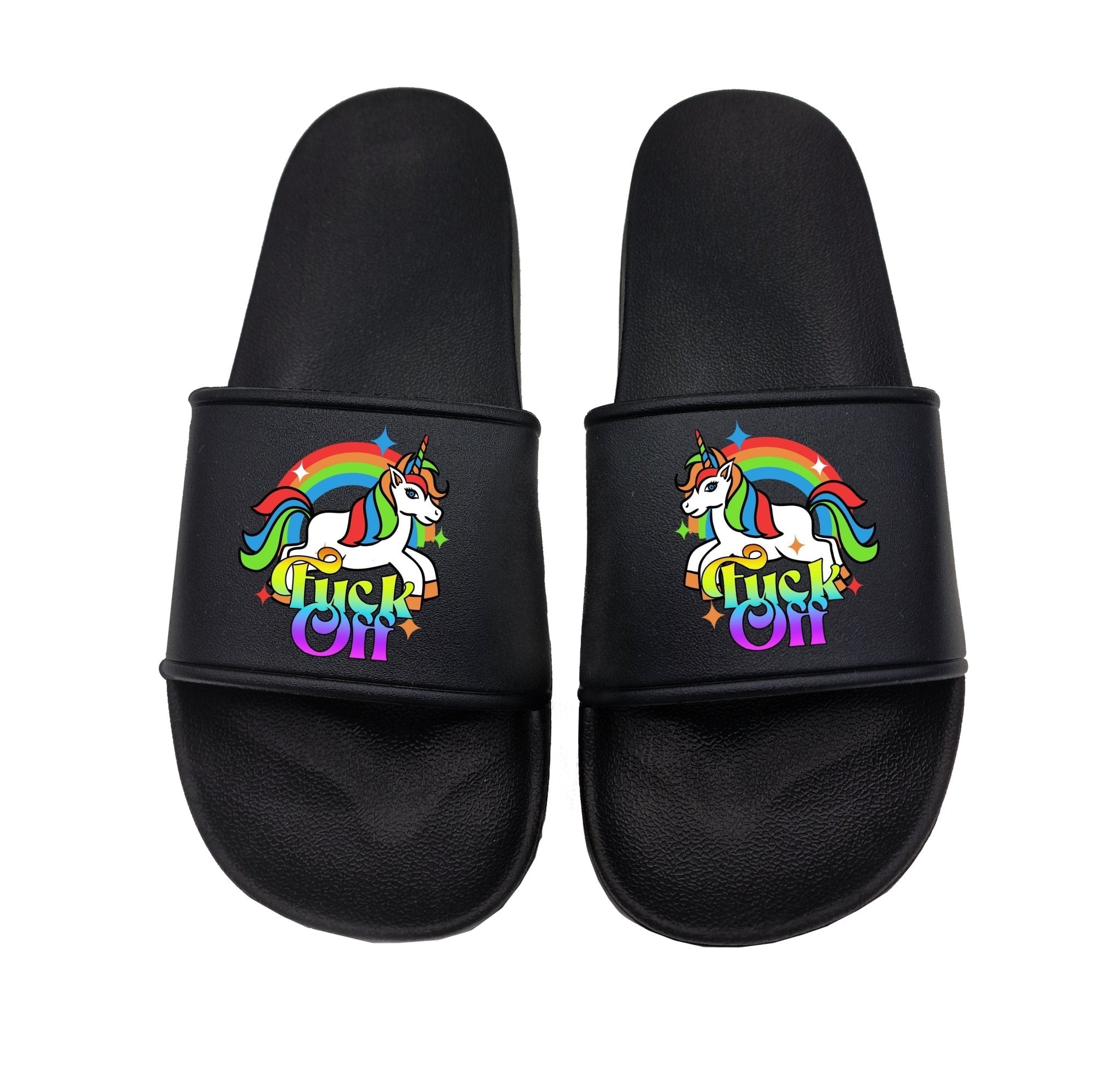 Einhorn Badelatschen perfekt für Urlaub und Strand - tshirtladen - Badelatschen