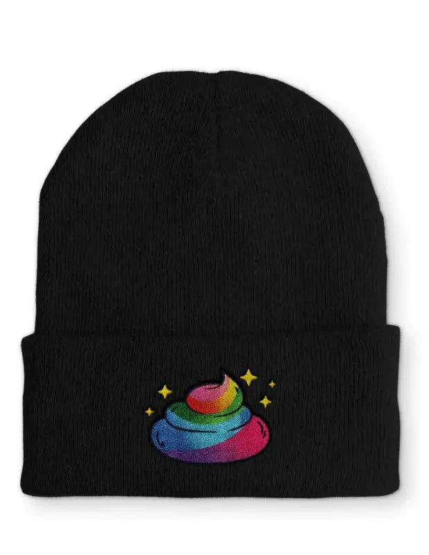 Einhorn Poop Statement Beanie Mütze mit Spruch - tshirtladen - Mütze