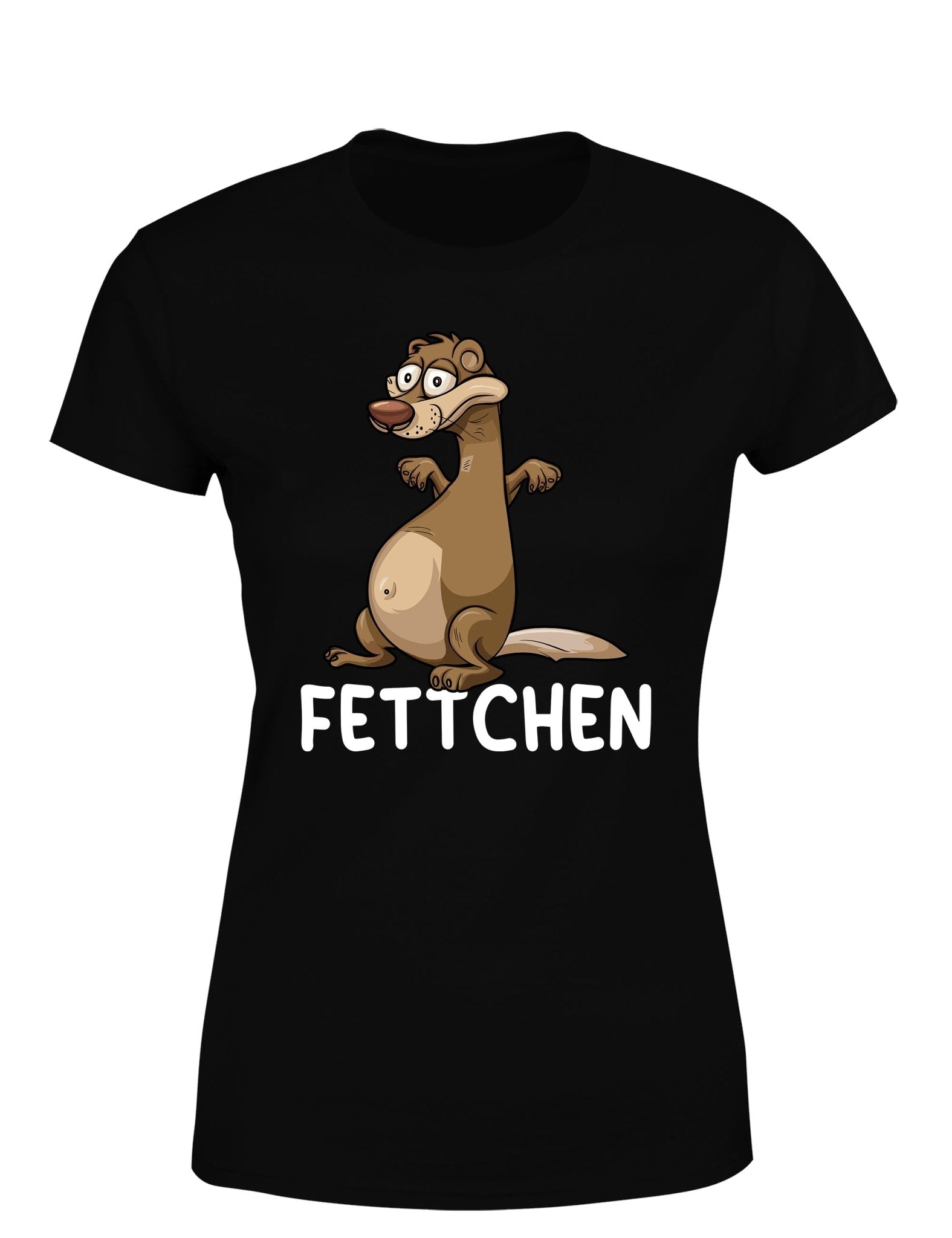 Fettchen – Das freche Statement Damen T-Shirt - tshirtladen - T-Shirt