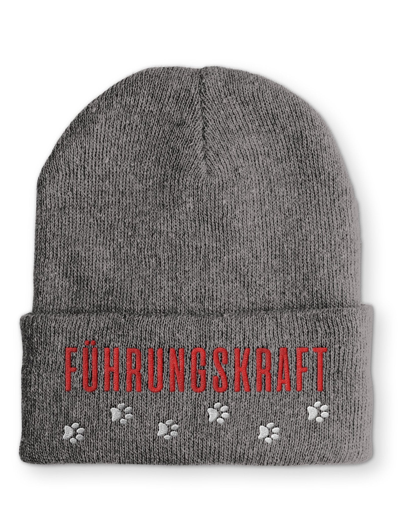 Führungskraft Hundefan Statement Beanie Mütze mit Spruch - tshirtladen - Mütze
