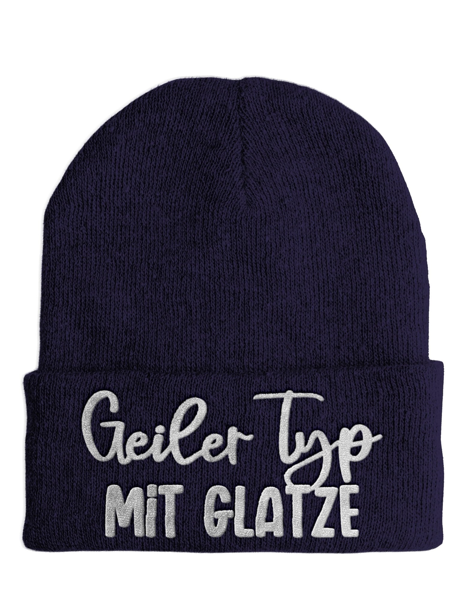 Geiler Typ mit Glatze - Beanie - Mütze mit Spruch - tshirtladen - Mütze