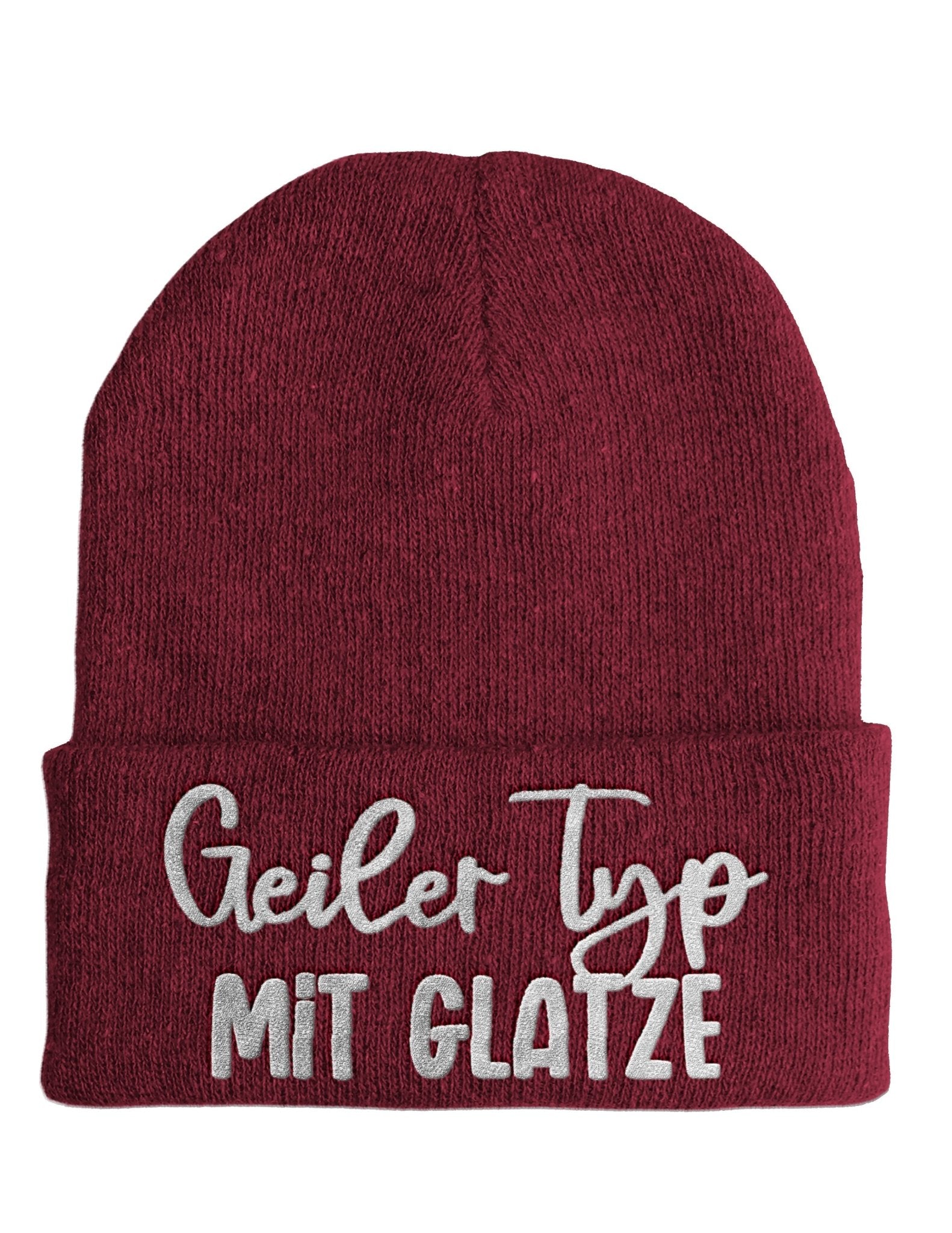 Geiler Typ mit Glatze - Beanie - Mütze mit Spruch - tshirtladen - Mütze