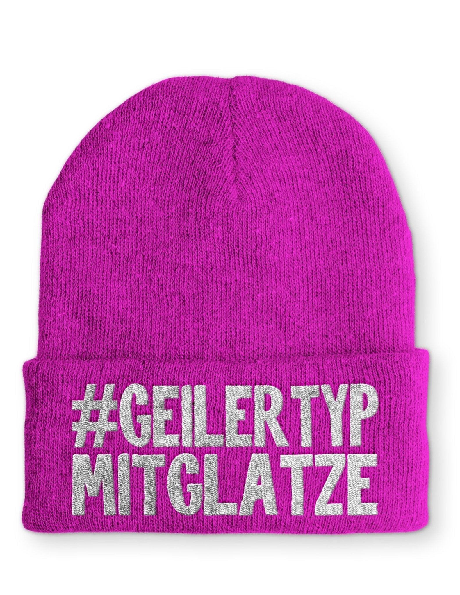 Geiler Typ mit Glatze Beanie Mütze mit Spruch - tshirtladen - Mütze