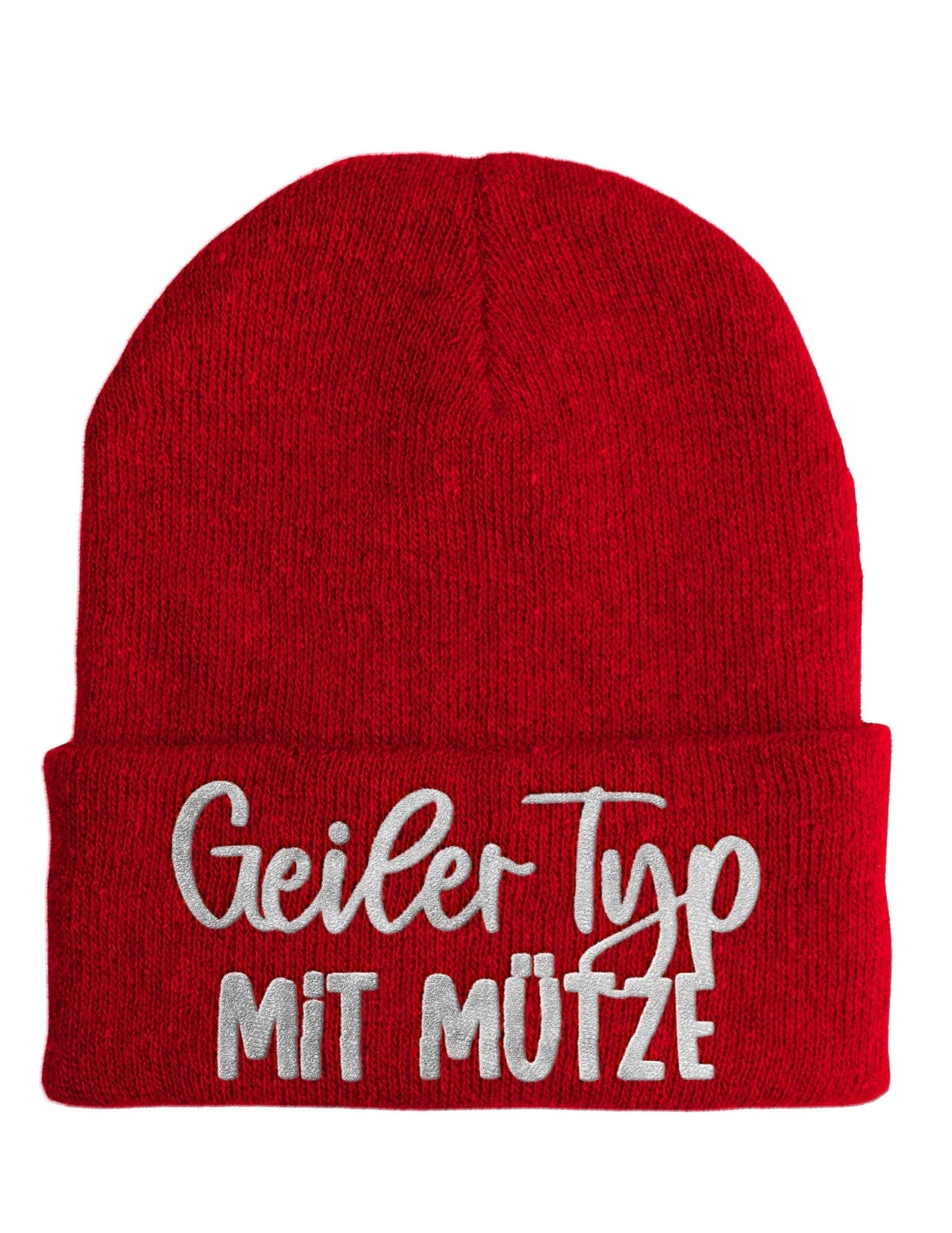 Geiler Typ mit Mütze - Beanie - Mütze mit Spruch - tshirtladen - Mütze