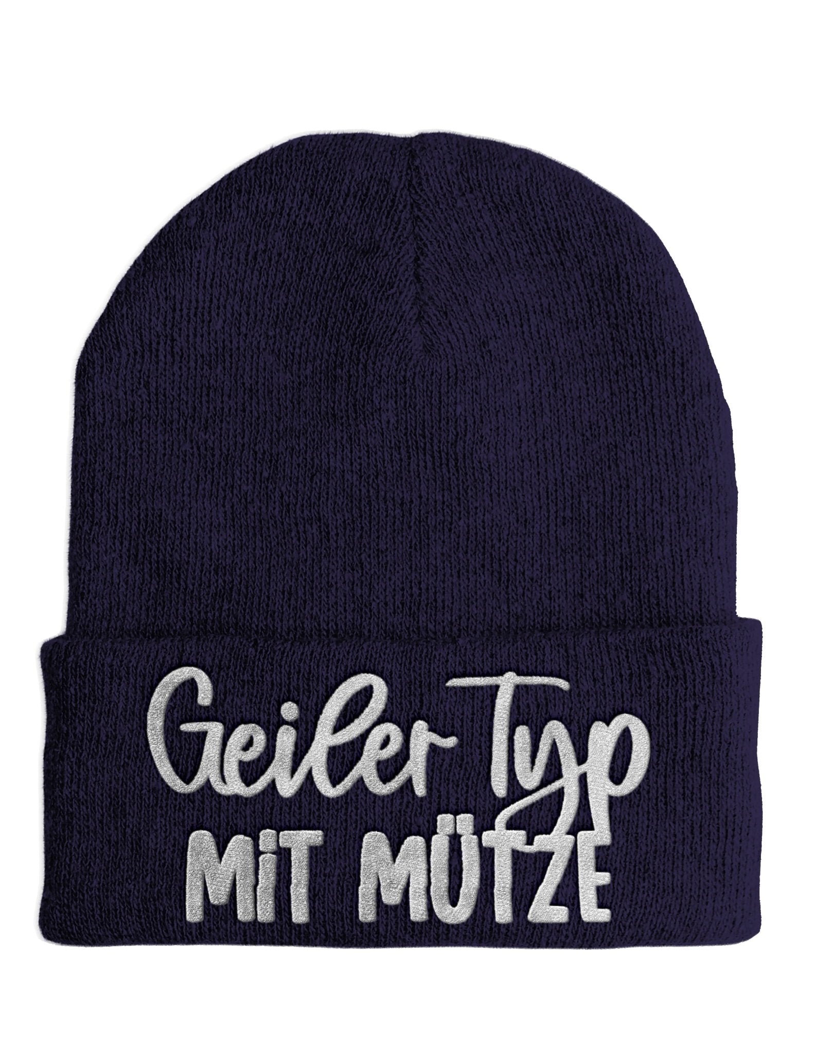 Geiler Typ mit Mütze - Beanie - Mütze mit Spruch - tshirtladen - Mütze