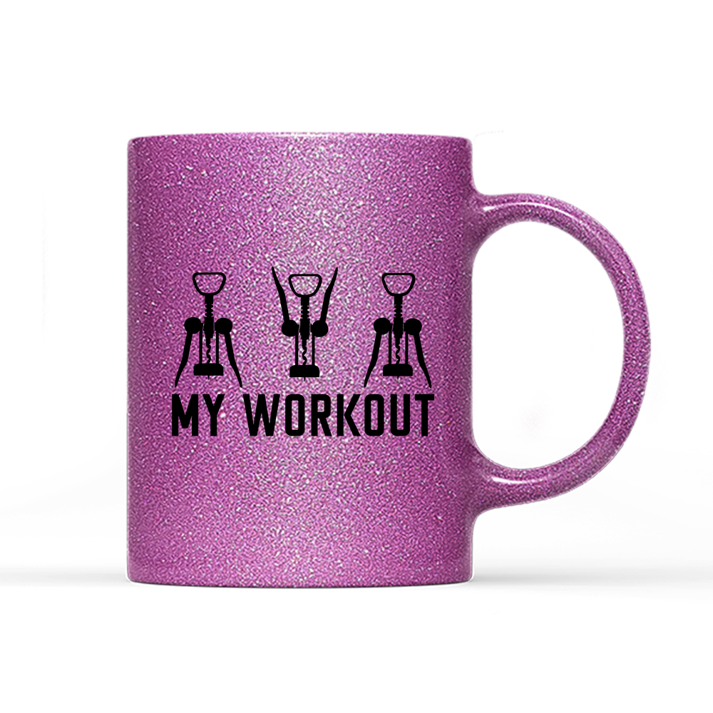 Tasse Glitzer Edition My Workout