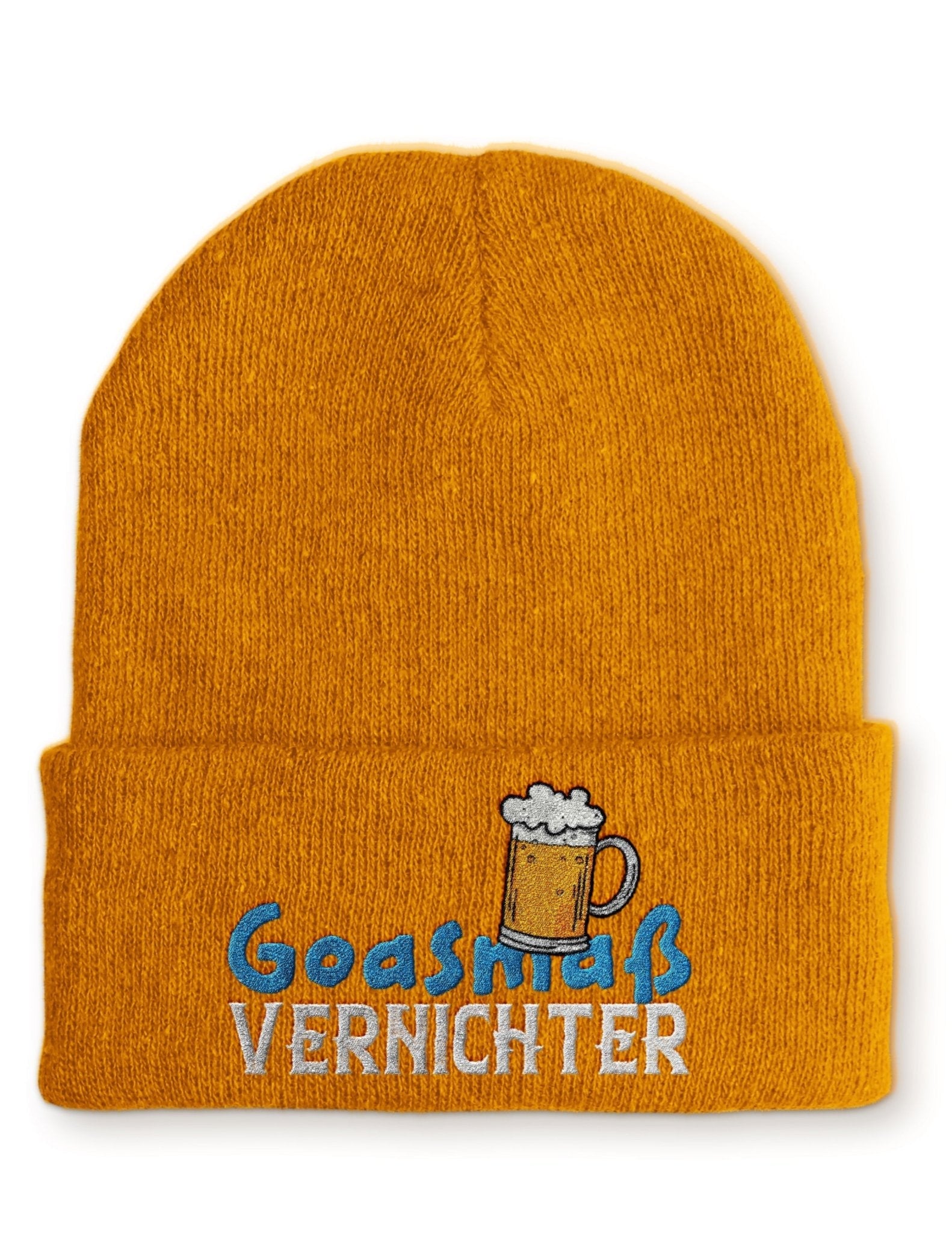Goasmaß Vernichter Beanie Mütze mit Spruch - tshirtladen - Mütze