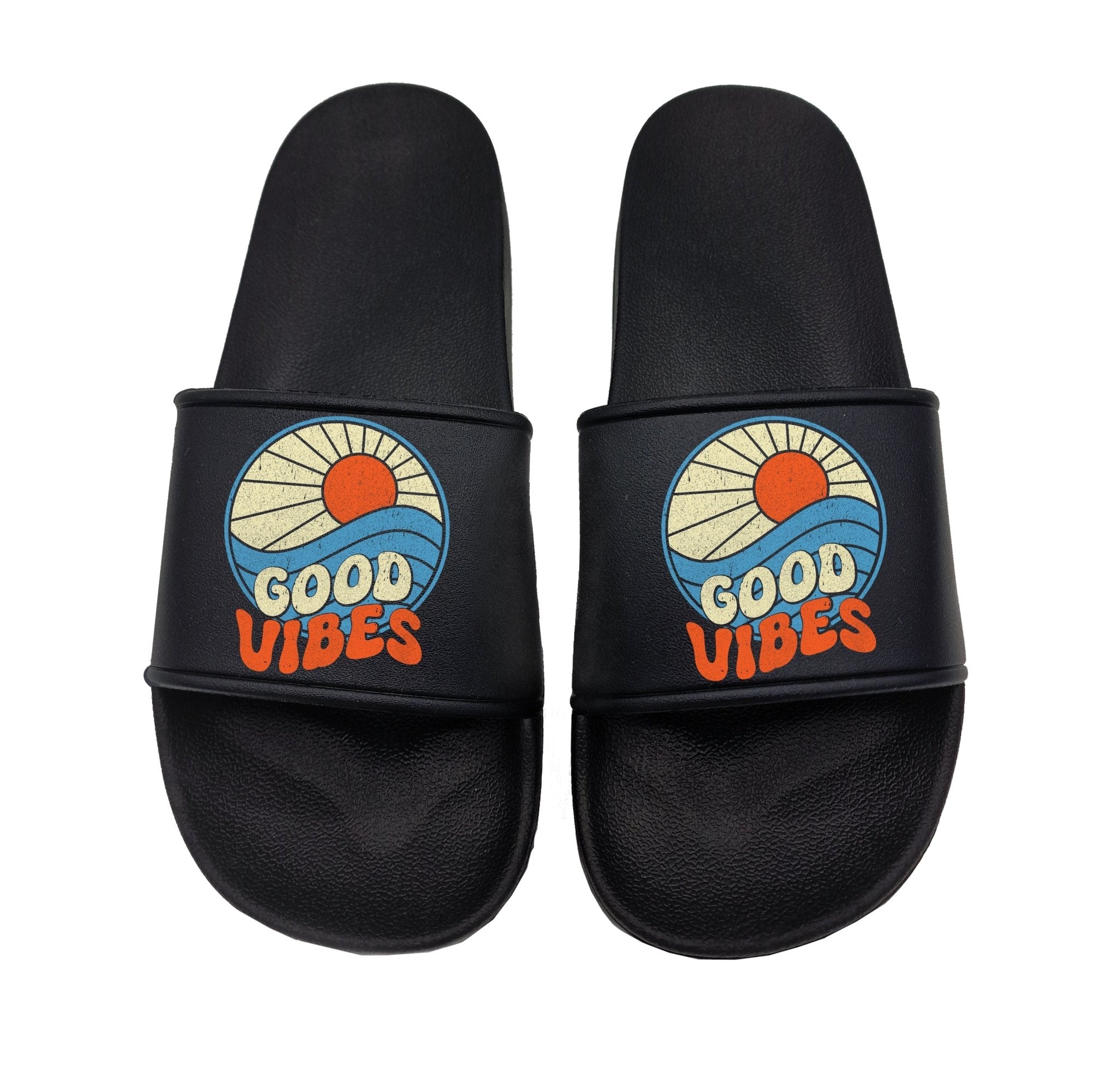 Good Vibes Badelatschen perfekt für Urlaub und Strand - tshirtladen - Badelatschen