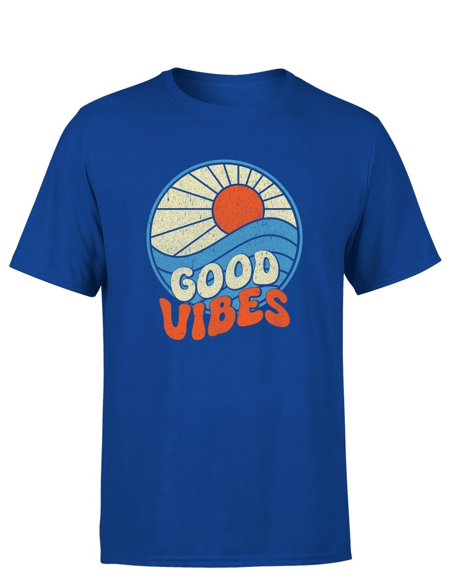 Good Vibes Sommer Party Herren T-Shirt - Schwarzer - Kaffee