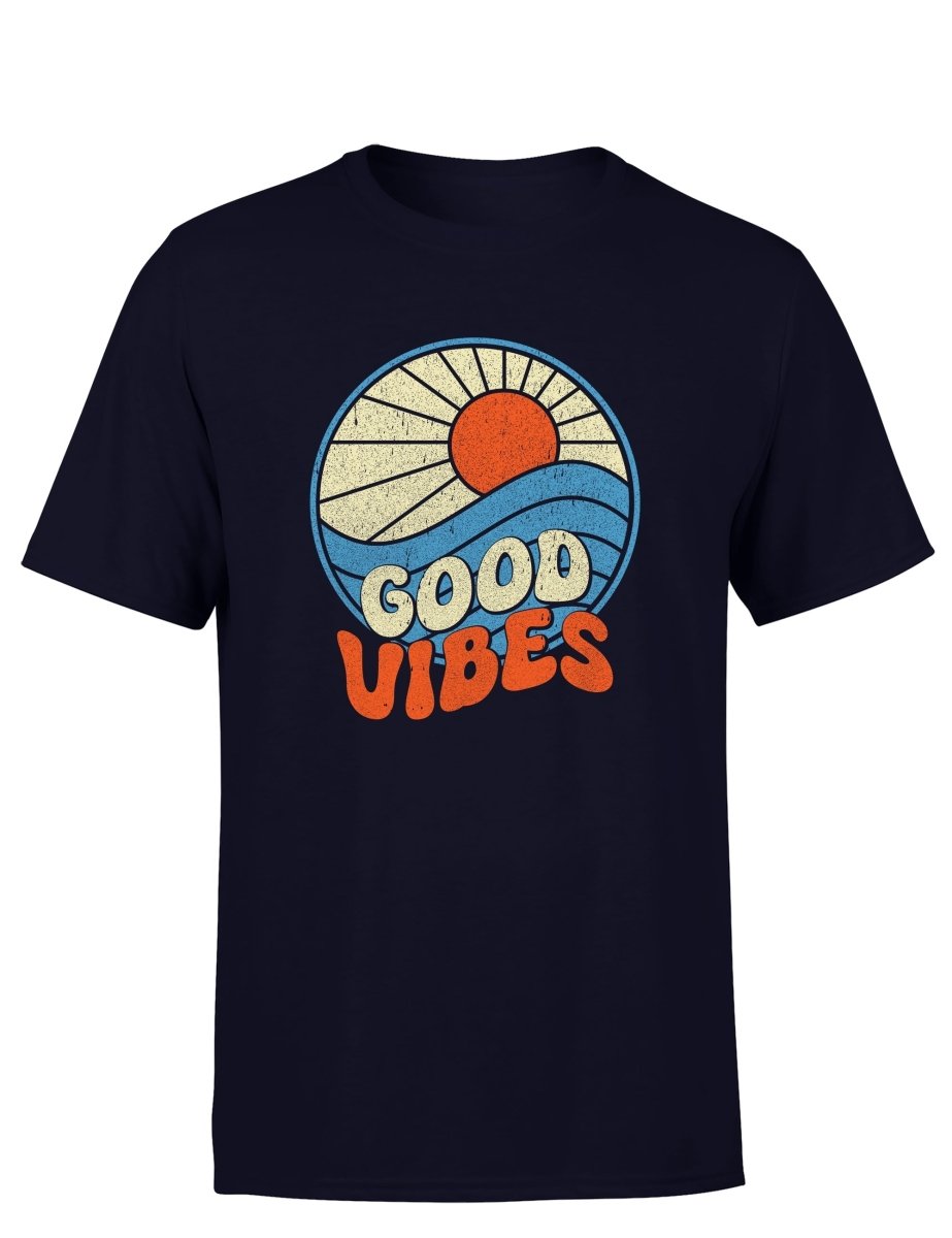 Good Vibes Sommer Party Herren T-Shirt - Schwarzer - Kaffee