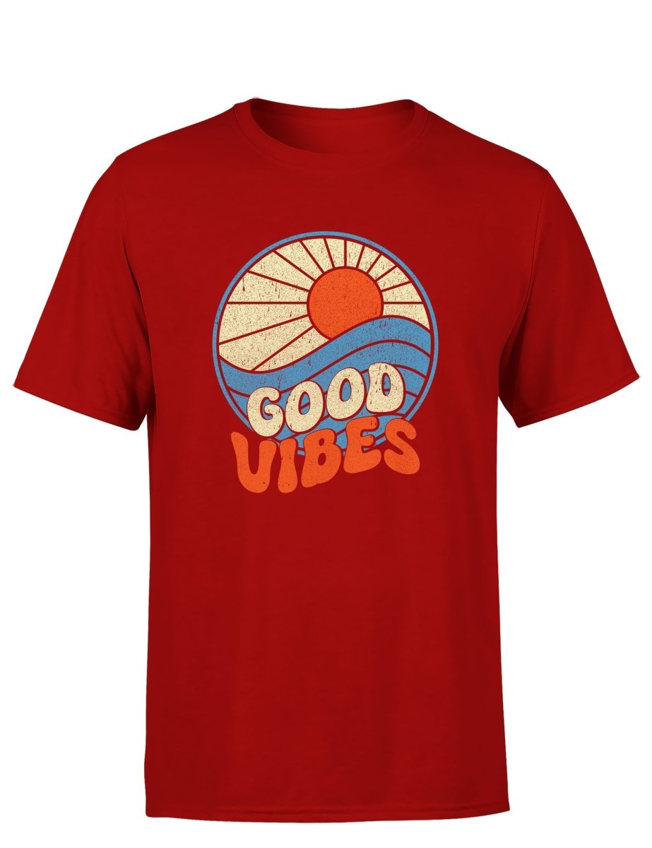 Good Vibes Sommer Party Herren T-Shirt - Schwarzer - Kaffee