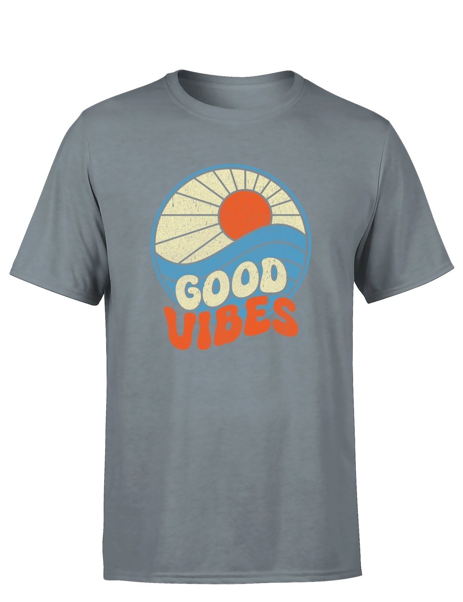 Good Vibes Sommer Party Herren T-Shirt - Schwarzer - Kaffee