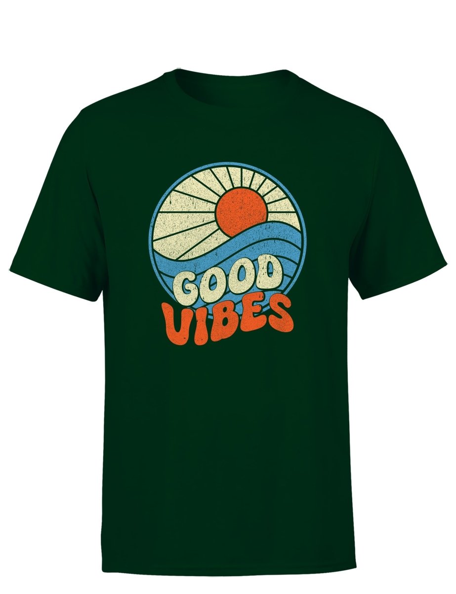 Good Vibes Sommer Party Herren T-Shirt - Schwarzer - Kaffee