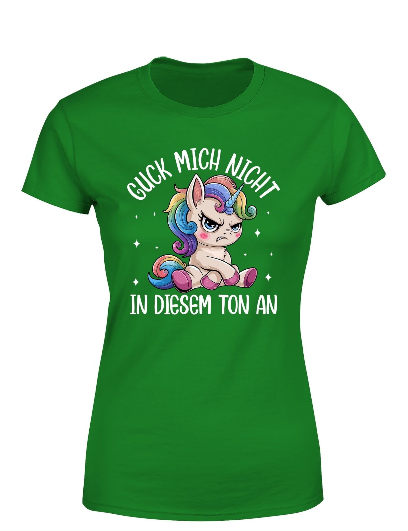 Guck mich nicht in diesem Ton an – Das freche Damen T-Shirt - tshirtladen - T-Shirt
