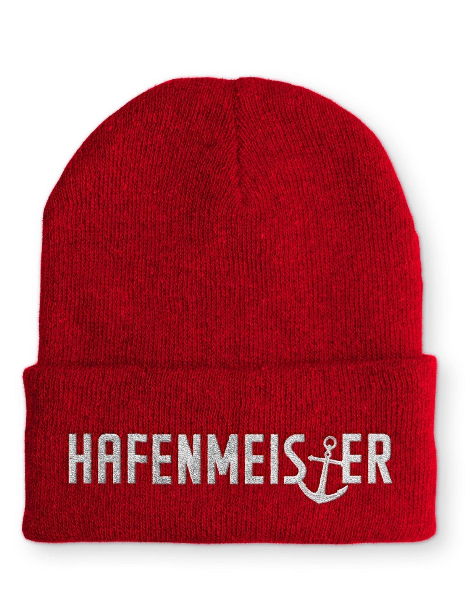Hafenmeister Beanie Mütze mit Spruch - tshirtladen - Mütze