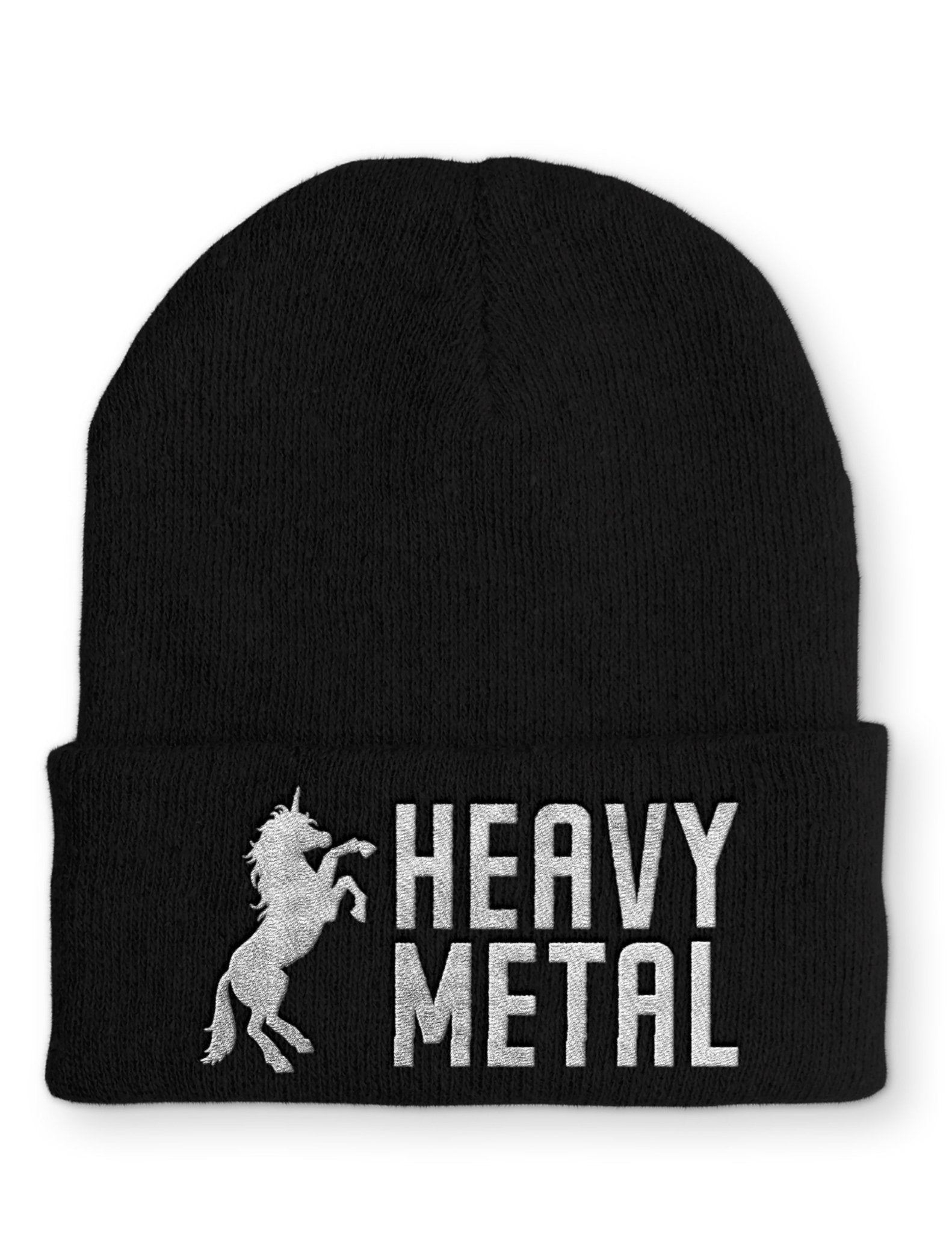 Heavy Metal Keller Beanie Mütze mit Spruch - tshirtladen - Mütze