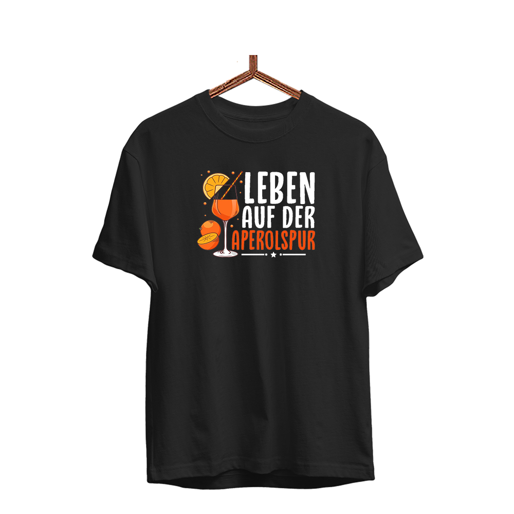 Herren T-Shirt Leben auf der Aperolspur